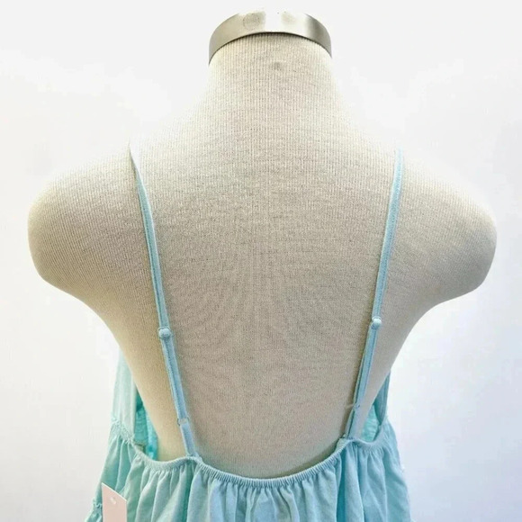 NWT SO GOODS FOR LIFE Juniors Sleeveless Straps Pullover V-Neck Blue Top Sz XXL - Picture 4 of 10